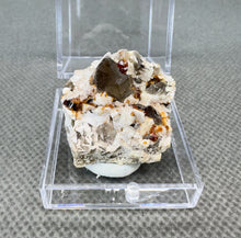 Load image into Gallery viewer, Natural Florescent Hyalite and Garnet Symbiosis Mineral Specimen