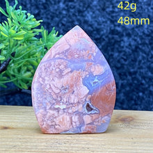 Load image into Gallery viewer, 1PC Natural Rare Pink Agate Geode Crystal Free Form Torch Specimen Home Decor
