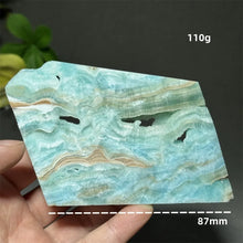 Load image into Gallery viewer, Natural Hemimorphite Mineral Raw Crystal Slice Home Decor