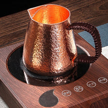 Load image into Gallery viewer, Handcrafted Coffee Mug Vintage Pure Copper Weave Handle Thickened 500ml