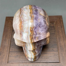 Load image into Gallery viewer, Natural Fantasy Amethyst Skull Carving Home Decor