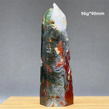 Load image into Gallery viewer, 1PC Natural Aquatic Moss Mineral Quartz Obelisk for Healing