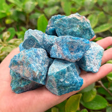 Load image into Gallery viewer, Natural Blue Apatite Raw Stone Irregular Shape