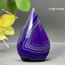 Load image into Gallery viewer, 1PC Natural Mineral Purple Agate Crystal Free Form Torch Home Decor