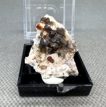 Load image into Gallery viewer, Natural Florescent Hyalite and Garnet Symbiosis Mineral Specimen