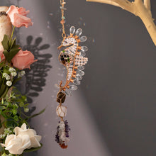 Load image into Gallery viewer, Natural Crystal Wind Chime Pendant – Raw Gemstone Hanging Display for Home, Room &amp; Wedding Decor