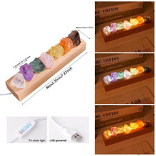 Load image into Gallery viewer, 1PC Natural Rough Stone Crystal Wishing Lamp – Dimmable USB Desk Light With Switch