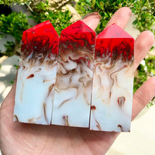 Load image into Gallery viewer, Natural Fire Agate Polished Mineral Obelisk for Healing