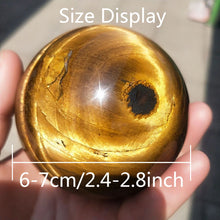 Load image into Gallery viewer, Natural Tigers Eye Polished Sphere Home Decor