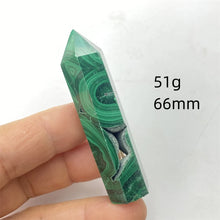 Load image into Gallery viewer, 1PC Natural Malachite Free Form Obelisk Mineral Specimen for Healing