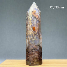 Load image into Gallery viewer, 1PC Natural Aquatic Moss Mineral Quartz Obelisk for Healing