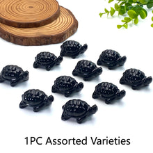 Load image into Gallery viewer, 1PC Obsidian Tortoise Carving