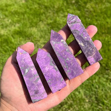 Load image into Gallery viewer, 1PC Natural Purpurite Raw Crystal Obelisk for Healing