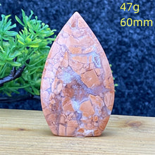 Load image into Gallery viewer, 1PC Natural Rare Pink Agate Geode Crystal Free Form Torch Specimen Home Decor