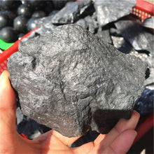 Load image into Gallery viewer, Natural Raw Shungite Stones – Healing Crystals for Protection, Reiki, Chakra – Bulk Gravel for Water Purification