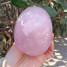 Load image into Gallery viewer, Natural Rose Quartz Crystal Skull Carving