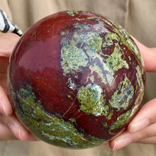Load image into Gallery viewer, Natural Dragon Bloodstone Energy Sphere