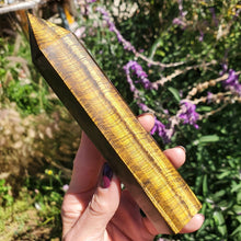 Load image into Gallery viewer, Natural Tigers Eye Stone Obelisk for Healing