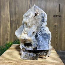 Load image into Gallery viewer, Natural Sphalerite Skull Carving Mineral Specimen