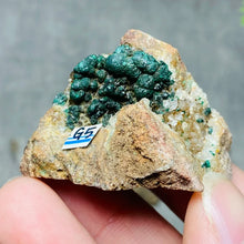 Load image into Gallery viewer, Natural Spherical Malachite Crystal Cluster – Raw Mineral Specimen for Collection &amp; Home Decor
