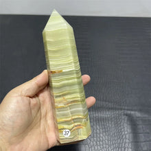 Load image into Gallery viewer, Natural Afghan Jade Crystal Obelisk – Polished Point Tower Wand for Collection &amp; Home Decor