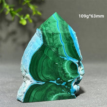 Load image into Gallery viewer, 1PC Natural Chrysocolla Mineral Obelisk Specimen for Healing