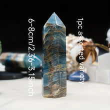 Load image into Gallery viewer, 1PC Natural Blue Onyx Crystal Obelisk for Healing