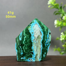 Load image into Gallery viewer, Natural Malachite Free Form Obelisk Raw Mineral Specimen for Healing