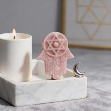 Load image into Gallery viewer, 1PC Natural Pink Opal Carvings Fox, Crow, Owl, Fairy for Healing