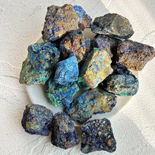 Load image into Gallery viewer, Natural Azurite Malachite Geode Crystal Mineral Specimen