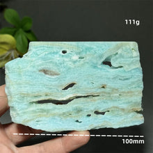 Load image into Gallery viewer, Natural Hemimorphite Mineral Raw Crystal Slice Home Decor