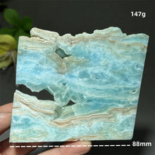 Load image into Gallery viewer, Natural Hemimorphite Mineral Raw Crystal Slice Home Decor