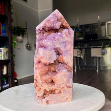 Load image into Gallery viewer, 1PC High Quality Pink Amethyst Crystal Obelisk for Healing