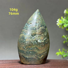 Load image into Gallery viewer, 1PC Natural Marine Jasper Free Form Torch Mineral Specimen Home Decor