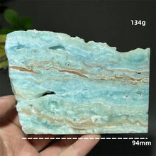 Load image into Gallery viewer, Natural Hemimorphite Mineral Raw Crystal Slice Home Decor