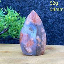 Load image into Gallery viewer, 1PC Natural Rare Pink Agate Geode Crystal Free Form Torch Specimen Home Decor