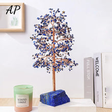 Load image into Gallery viewer, 1PC Natural Lapis lazuli Crushed Citrine Money Tree