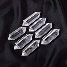 Load image into Gallery viewer, 1PC Natural Clear Quartz Double Point Healing Crystal