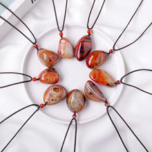 Load image into Gallery viewer, 1PC Natural Sardonyx Tumbled Stone Raw Polished Pendant