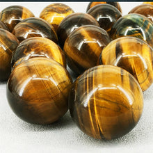 Load image into Gallery viewer, Natural Tigers Eye Polished Sphere Home Decor