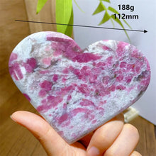 Load image into Gallery viewer, High Quality Natural Pink Tourmaline Smoky Quartz Lepidolite Crystal Heart
