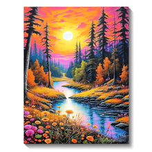 Load image into Gallery viewer, 5D Diamond Art Painting Aurora Landscape Mosaic Embroidery Cross Stitch Kit Full Round Rhinestone DIY Wall Home Decor
