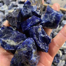 Load image into Gallery viewer, Natural Large Noble Dark Blue Sodalite Raw Stone Specimen