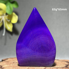 Load image into Gallery viewer, 1PC Natural Mineral Purple Agate Crystal Free Form Torch Home Decor