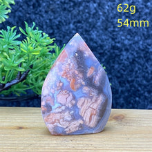 Load image into Gallery viewer, 1PC Natural Rare Pink Agate Geode Crystal Free Form Torch Specimen Home Decor