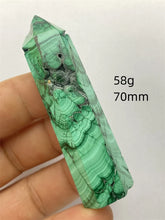 Load image into Gallery viewer, 1PC Natural Malachite Free Form Obelisk Mineral Specimen for Healing