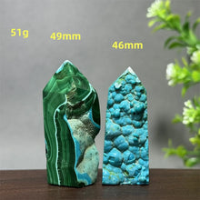Load image into Gallery viewer, Natural Malachite Free Form Obelisk Raw Mineral Specimen for Healing