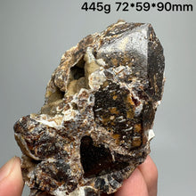 Load image into Gallery viewer, 1PC Natural Dark Brown Andradite Garnet Cluster Raw Crystal Mineral Specimen Home Decor