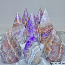 Load image into Gallery viewer, Natural Amethyst Agate Free Form Crystal Home Decor