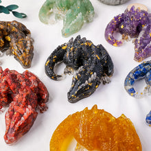 Load image into Gallery viewer, 1PC Natural Crystal Dragon Figurine Sculpture for Home Office Decoration